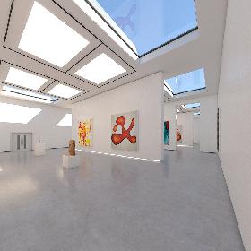 White Gallery 03 3D model